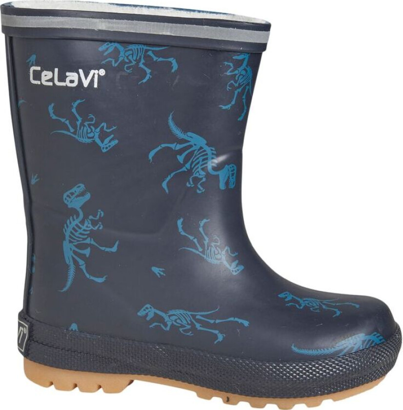 Mønstrete Fôrede Gummistøvler Marineblå | Marineblå | 24 EU