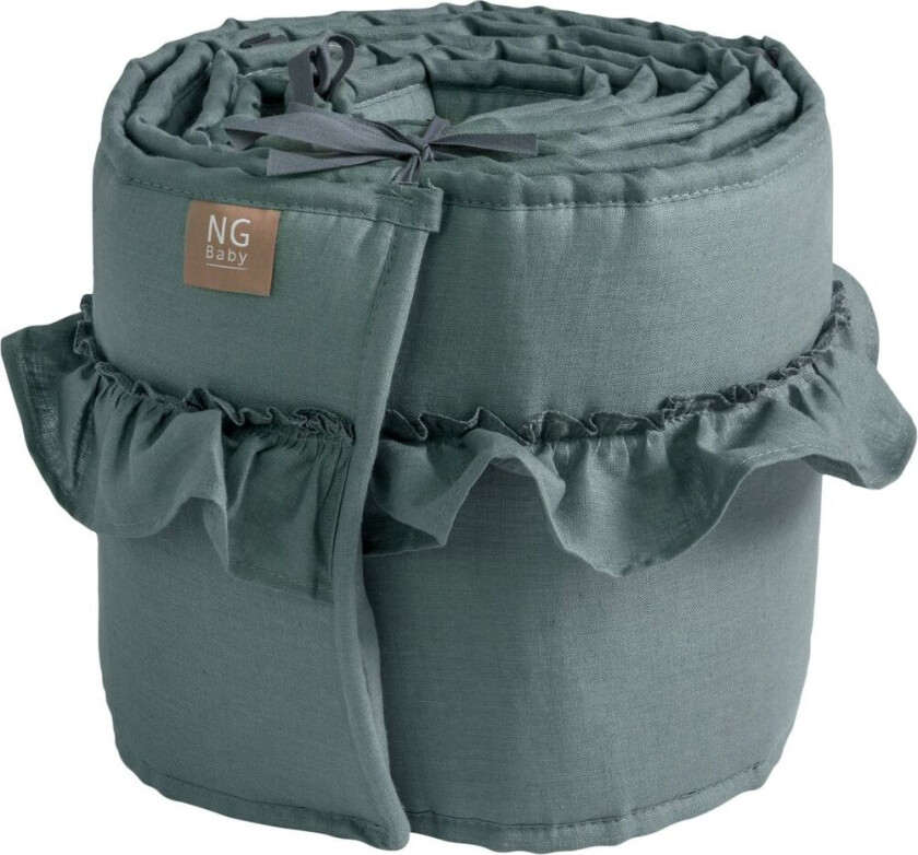 Støtfanger Sengesett Med Volang Petrol Green | Grønn | 0