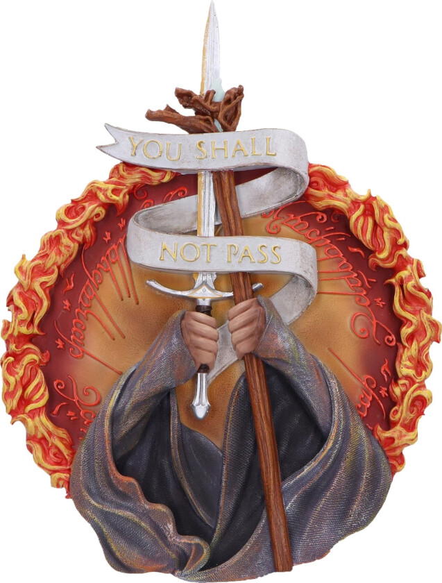 Lord of the Rings plakett (You Shall Not Pass)