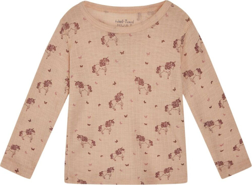 Acel Langermet T-skjorte Rose Cloud | Rosa | 86 cm