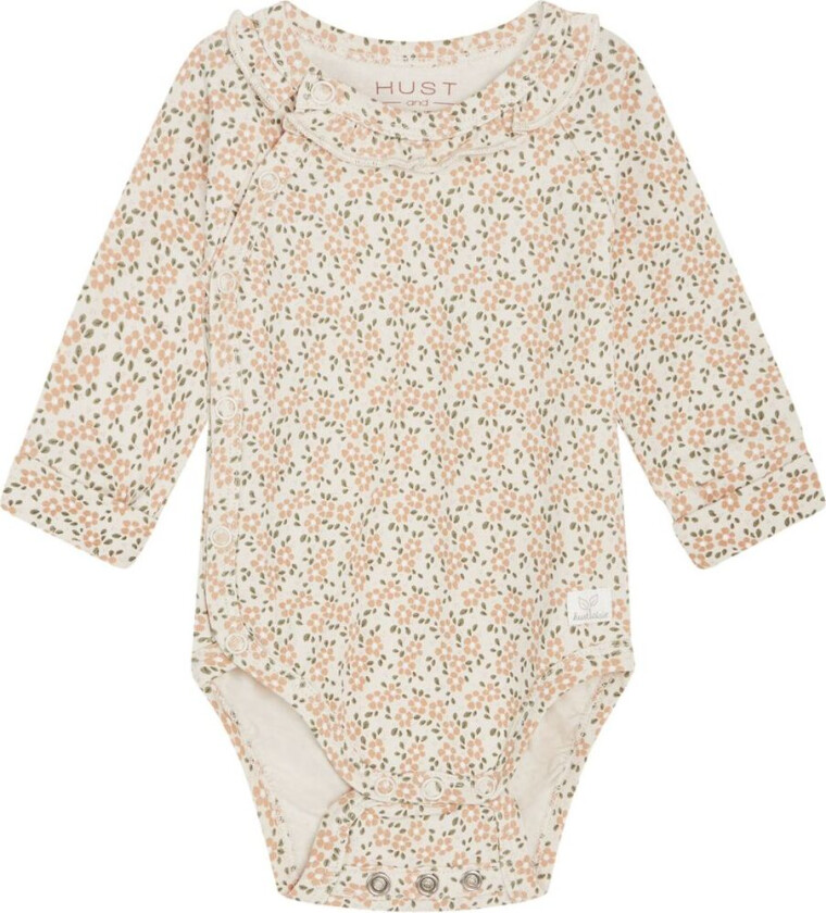 GOTS Bing Blomstret Wrap Body Oat Milk | | 62 cm