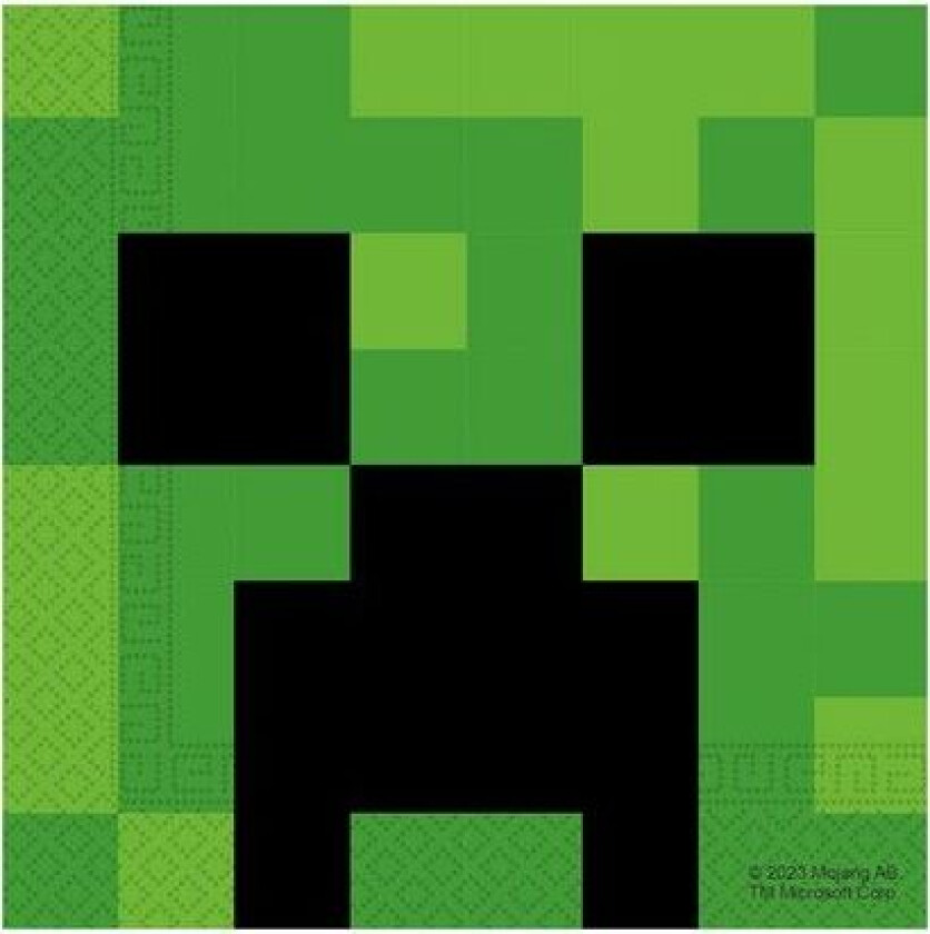 Minecraft Servietter 20 stk