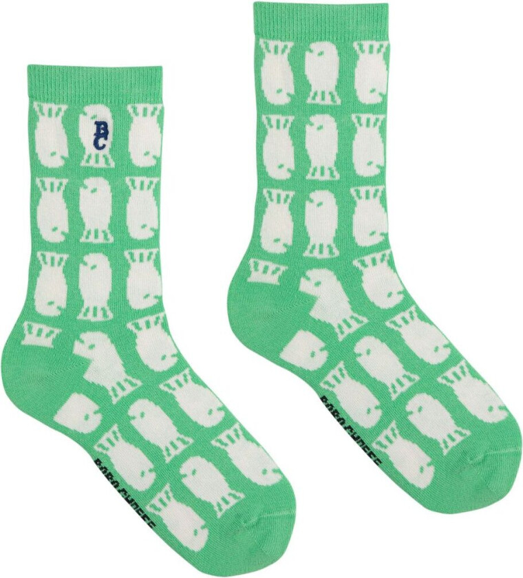 Lucky Fish All Over Lange Sokker Light Green | Grønn | 23-25 EU