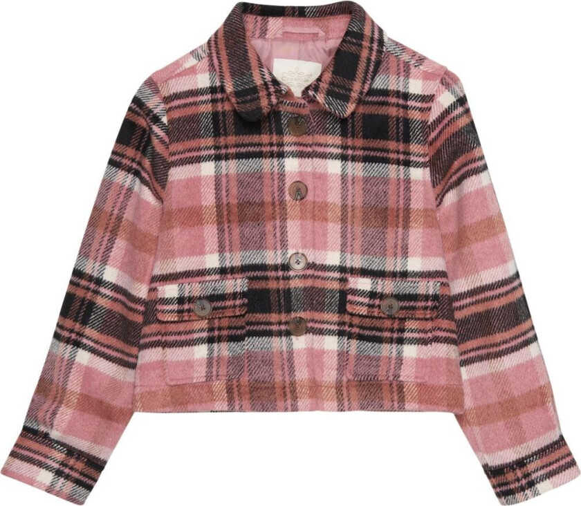 Rutete Jakke Dusty Rose | Rosa | 122 cm