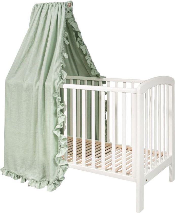 Bilde av Sengehimmel Lin med Volanger Sage Green | Grønn | 0