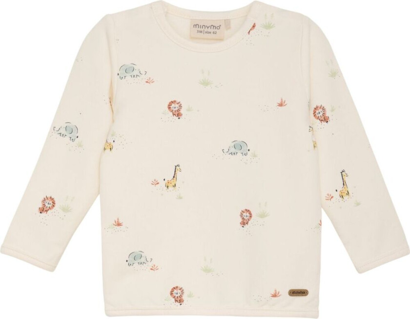 Mønstret Collegegenser Eggnog | | 62 cm