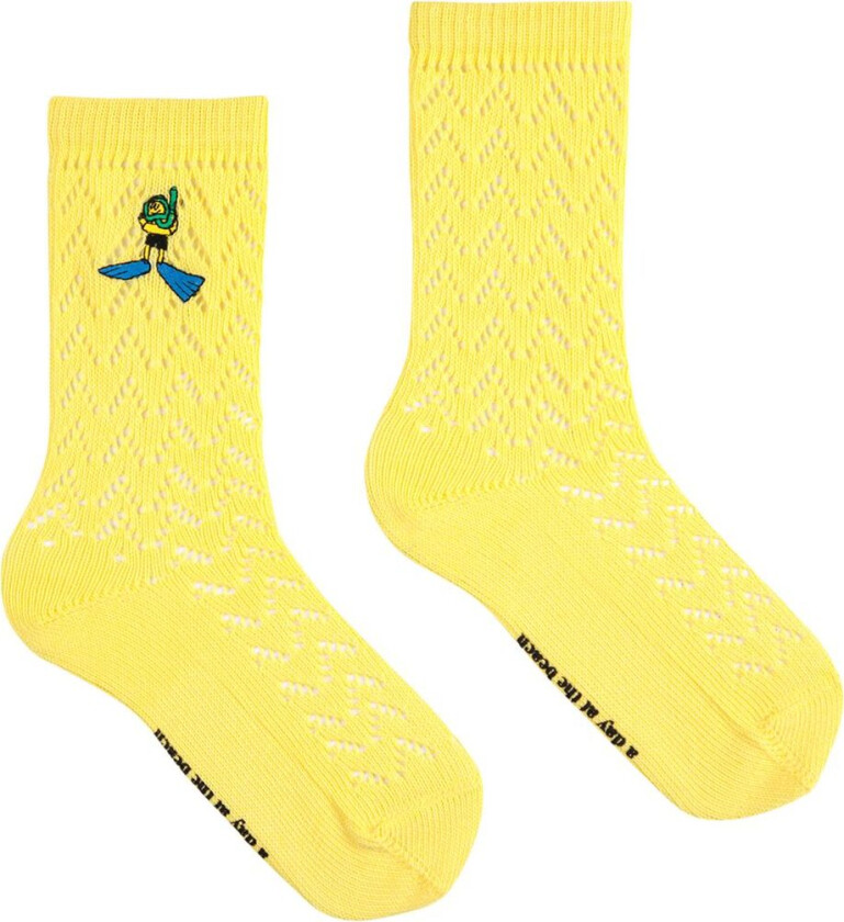 Day At The Beach Lange Sokker Light Yellow | Gul | 26-28 EU