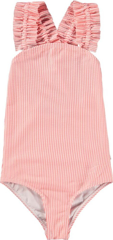 Nitita Badedrakt Meadow Stripe | Rosa | 152 cm