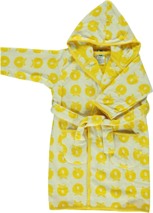 Mønstret Badekåpe Med Epler Gul | Gul | 7-8 years