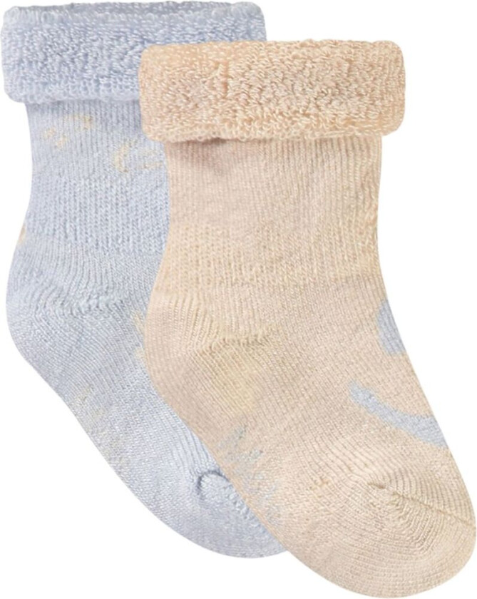 Nodda Socks Skywriting | Blå | 17-19 EU