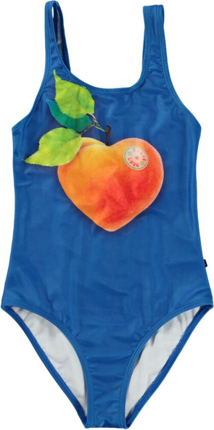 Nika Badedrakt Peace & Love | Blå | 98 cm