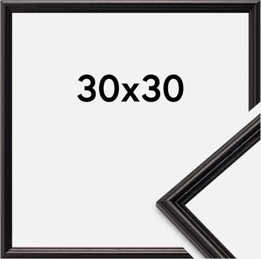 Ramme Horndal Akrylglass Svart 30x30 Cm