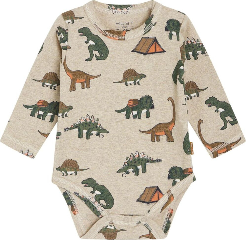 GOTS Buster Baby Body Beige Melange | Beige | 86 cm