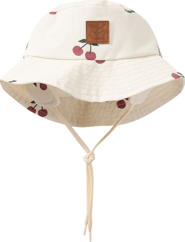 Venice Resirkulert Mønstret Regnhatt Med Kirsebær Kremhvit | | 52/54 cm