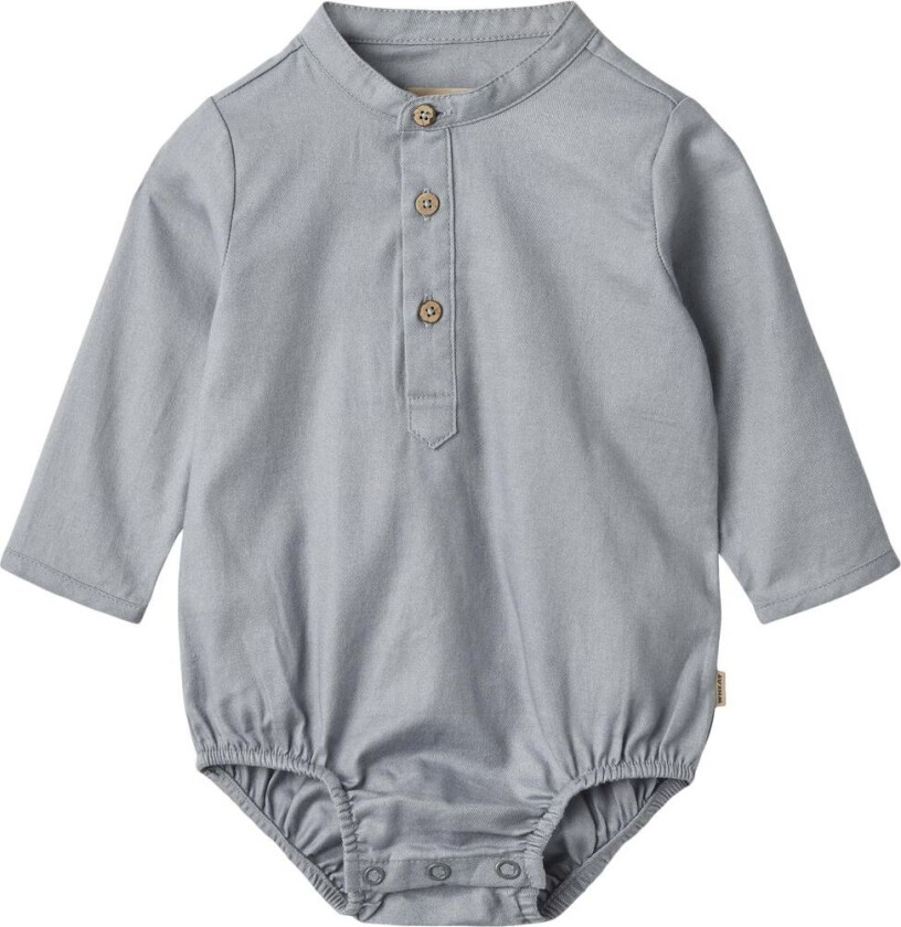 Victor Skjorte-baby body Cloudy Sky | Blå | 80 cm