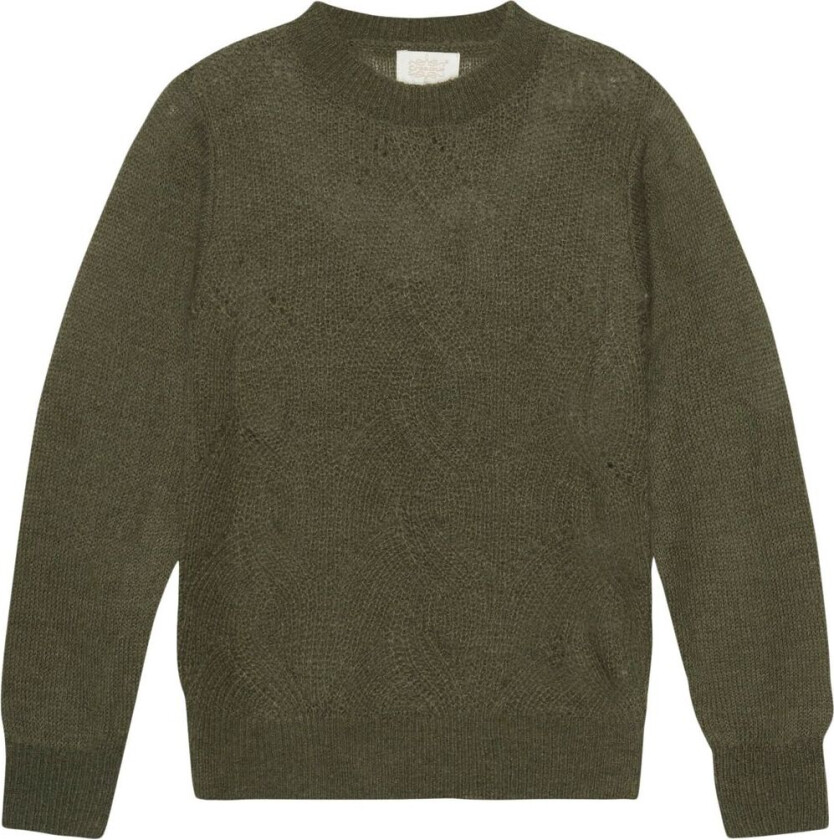 Strikkegenser Olive Night | Grønn | 110/116 cm