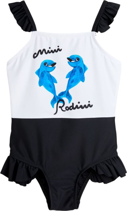 Dolphins Badedrakt Svart | Svart | 80/86 cm