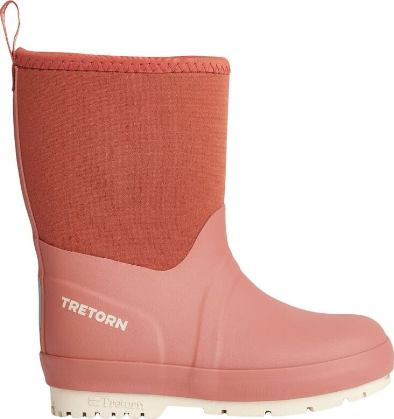 Neopren Gummistøvler Dark Cedar | Rosa | 33 EU