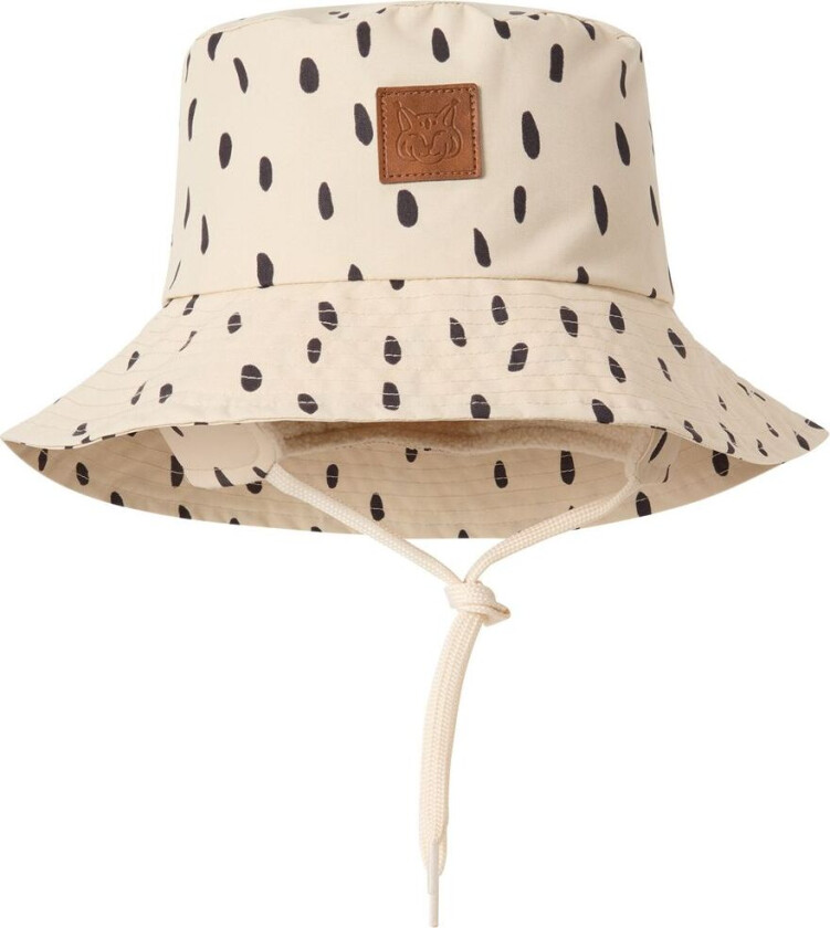 Venice Regnhatt Charcoal Dots | Hvit | 48 cm