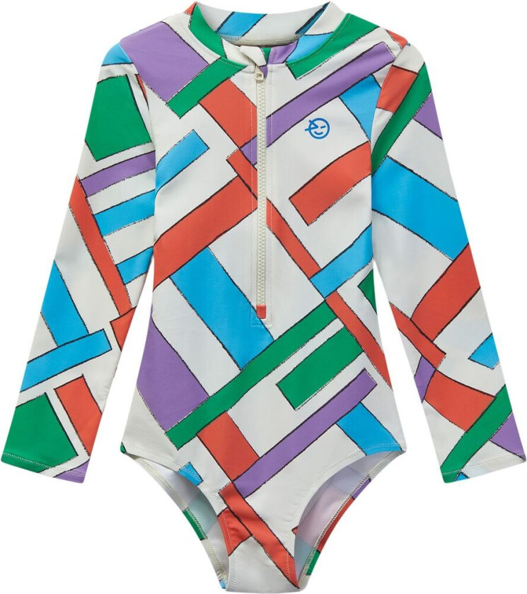 Cloud Langermet Badedrakt Kite Check | Lilla | 6 years