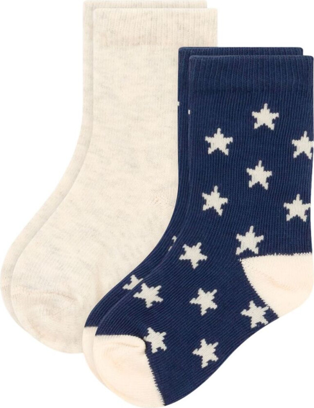 2-Pack Sokker Marineblåe | Blå | 19-22 EU