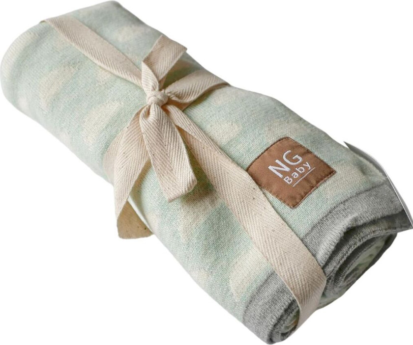 Bomullspledd Ocean Arc | Blå | 70x100 cm