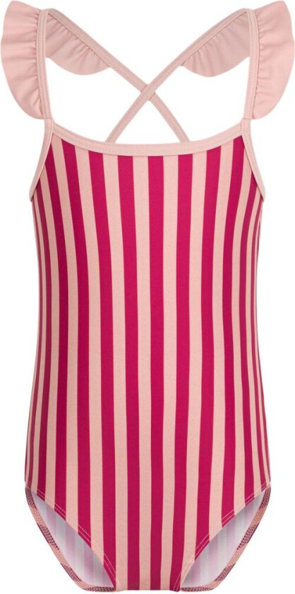 Stripete Badedrakt Rosa | Rosa | 3 years