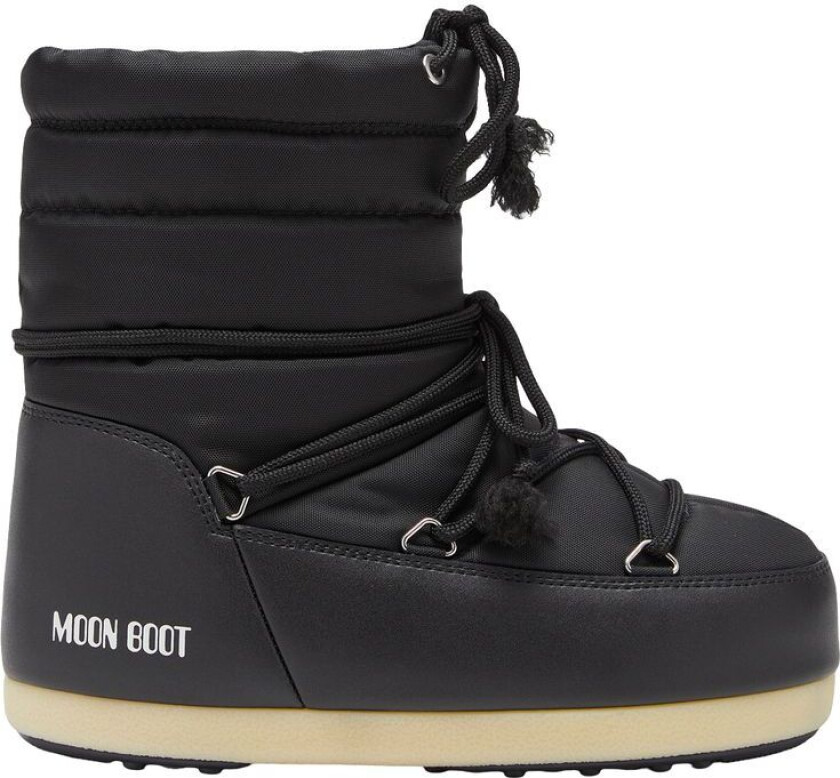Moon Boot Svarte nylon snøstøvler | Svart | 33-34 EU