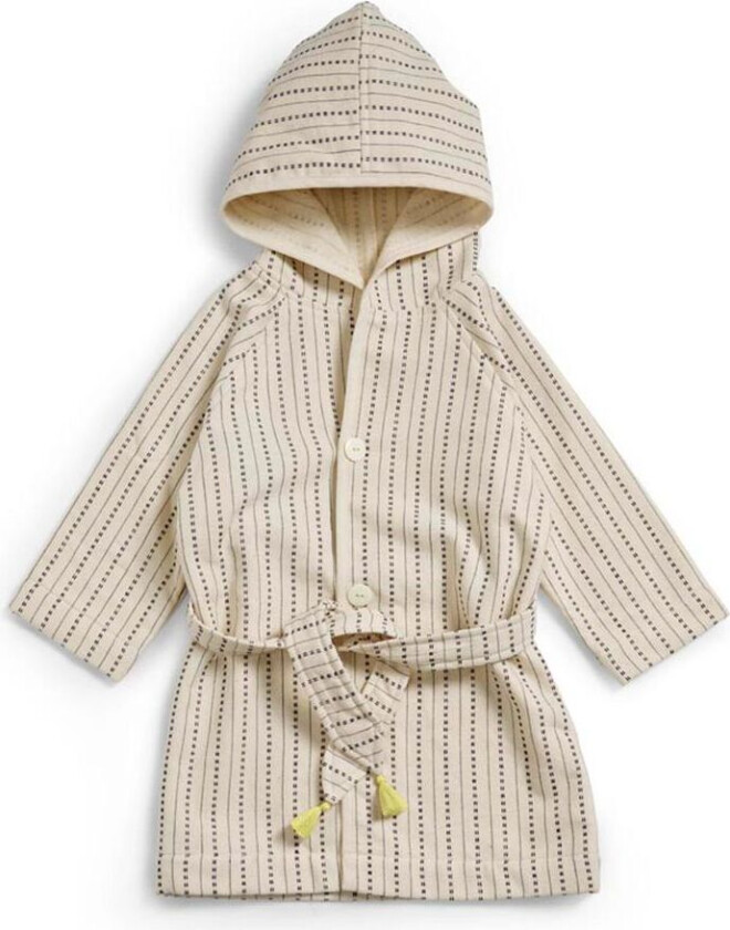 Krittstrekstripet Badekåpe Kremhvit | | 0