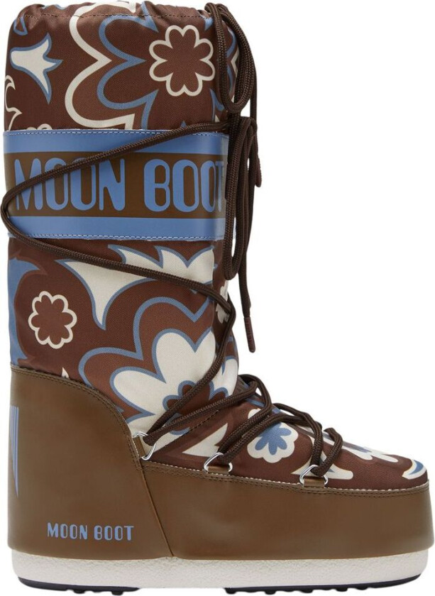 Moon Boot Ikoniske snøstøvler Brown/Elephant Grey | Brun | 31-34 EU