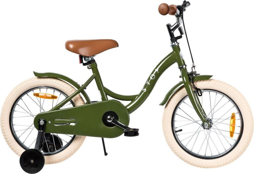 Stoy 16" Vintage Sykkel Army Green | Grønn | 5-7