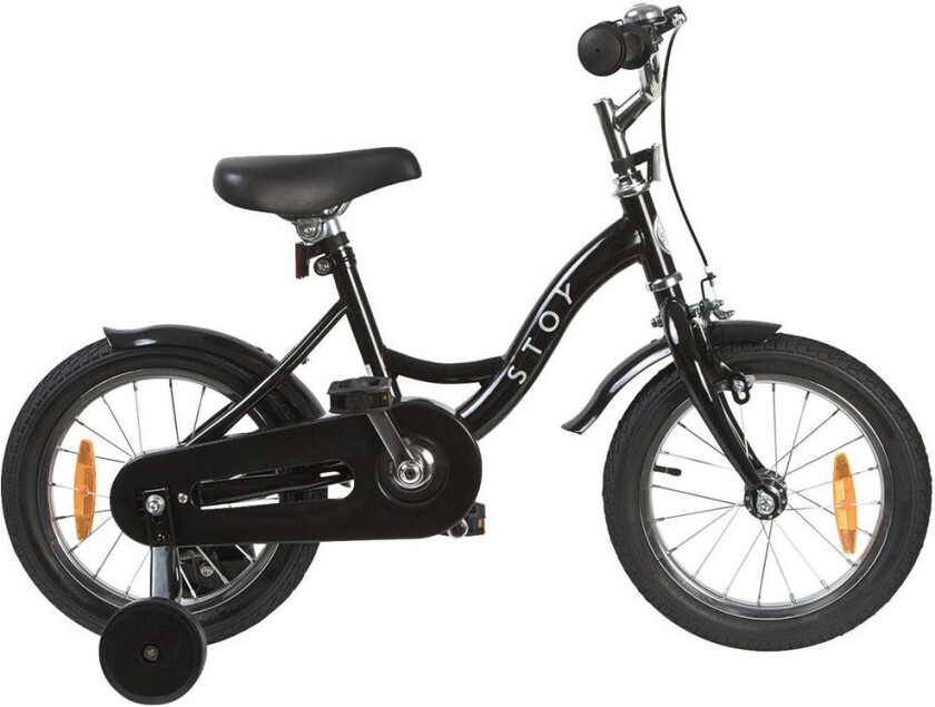 Stoy 14" Classic Sykkel Svart | Svart | 4-5 years