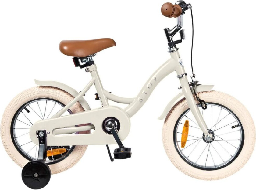 Stoy 14" Vintage Sykkel Beige | Beige | 4-5 years