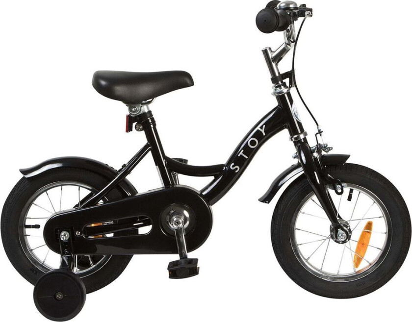 Stoy 12" Classic Sykkel Svart | Svart | 3-4 years
