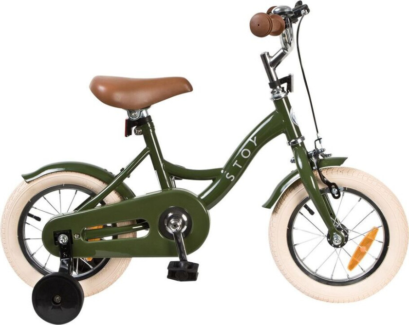 Stoy 12" Vintage Sykkel Army Green | Grønn | 3-6