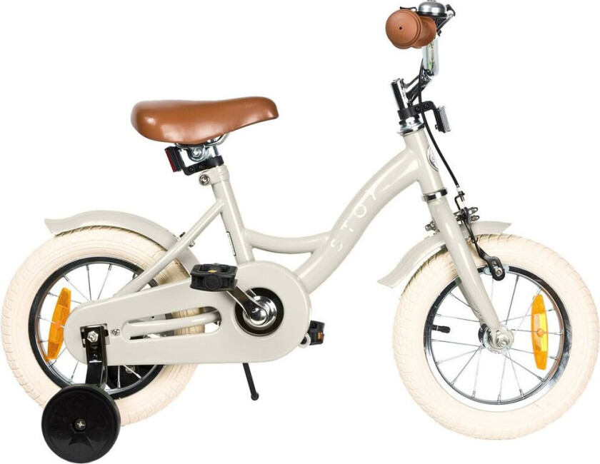 Stoy 12" Vintage Sykkel Beige | Beige | 3-4 years