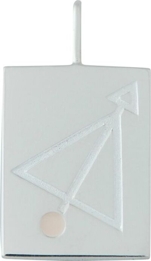 Sagittarius Halskjede Charm Sølvfarget | Sølv | 0-3