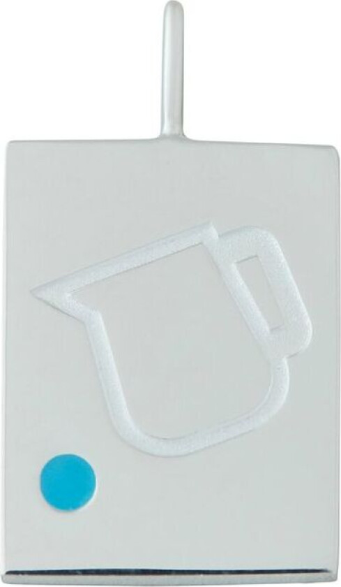 Aquarius Halskjede Charm Sølvfarget | Sølv | 0-3