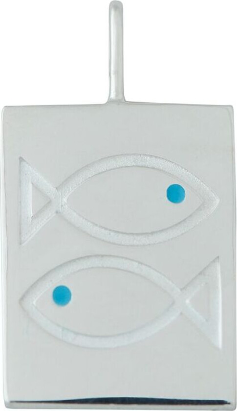 Bilde av Pisces Halskjede Charm Sølvfarget | Sølv | 0-3