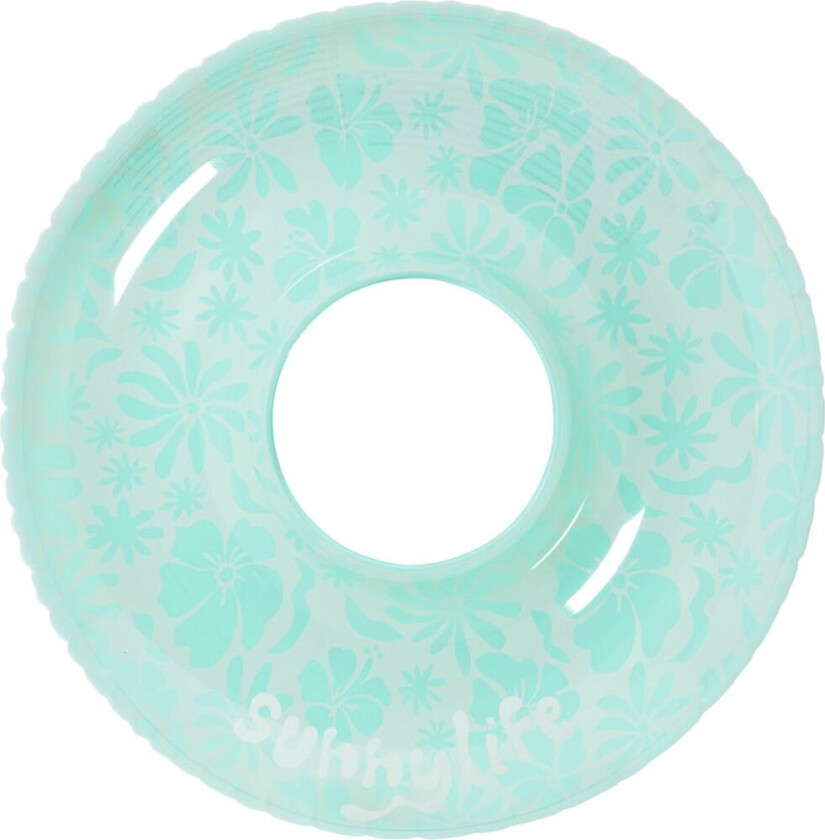 Blomstret Badering Seafoam | Blå | 01