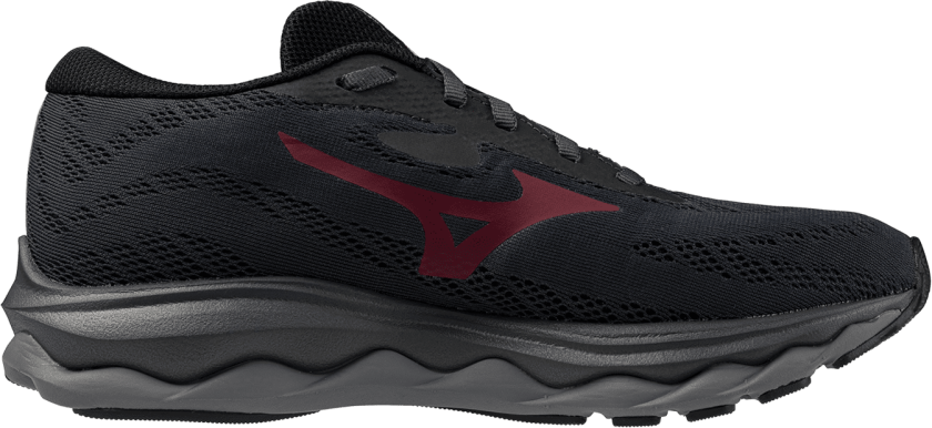 Wave Serene Gore-Tex, vanntett løpesko, dame Ebony/Rumba Red/Blk