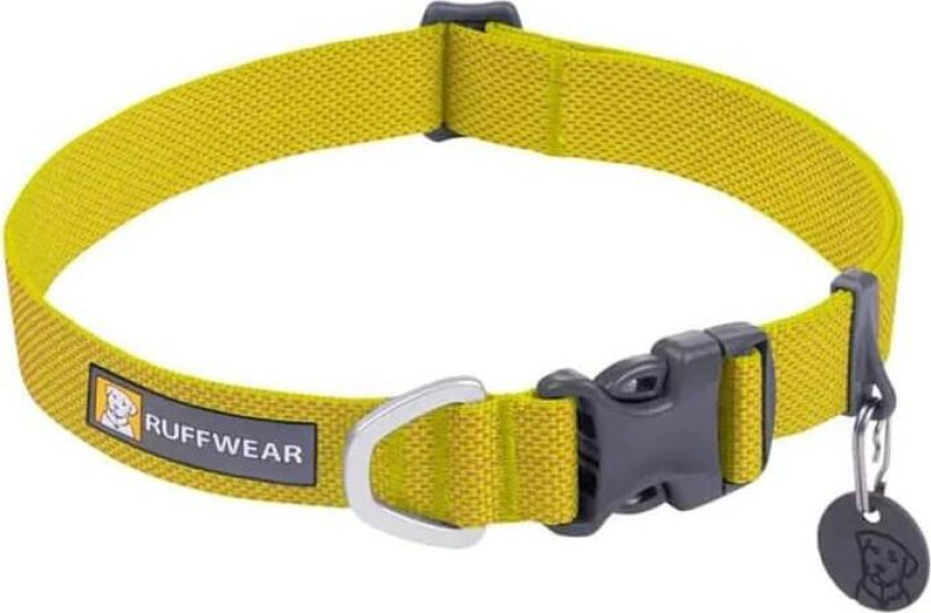 Hi & Light Dog Collar Lichen Green Halsbånd til hund 51-66 cm