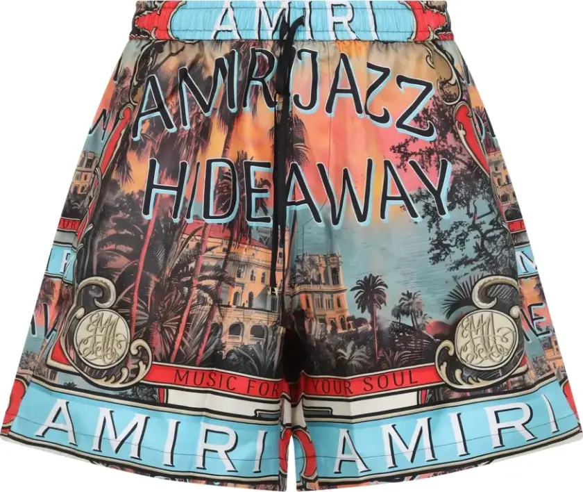 Herre, Shorts, Flerfarget, S