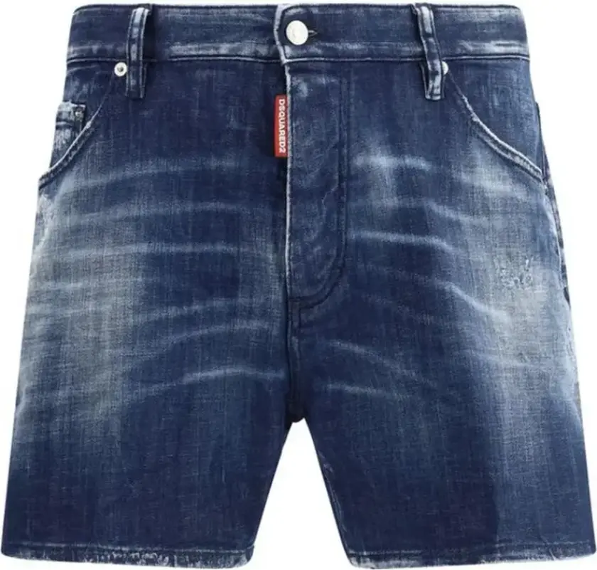 Herre, Shorts, Blå, 2XL
