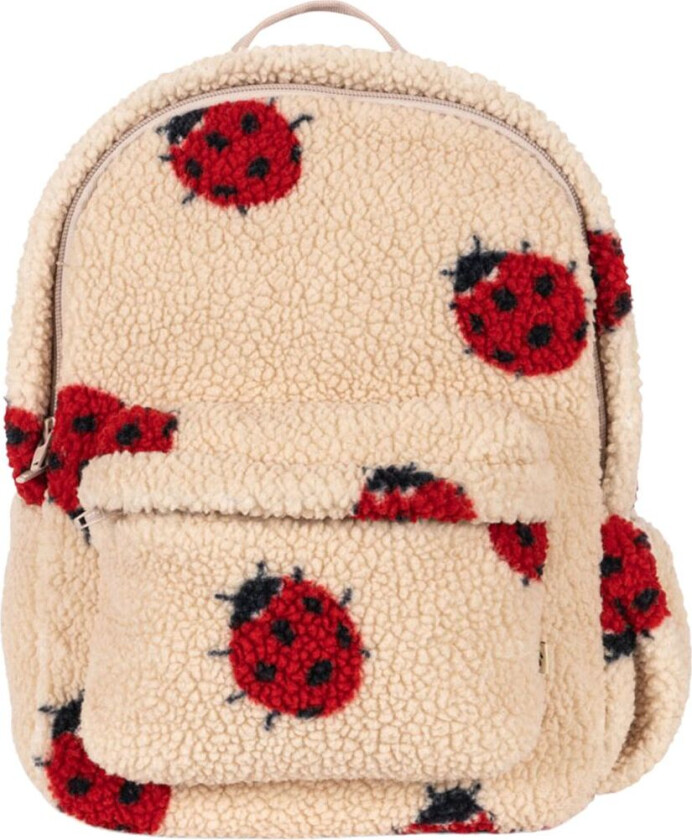 GOTS Jody Teddy Ryggsekk Ladybug Sand | Beige | 0