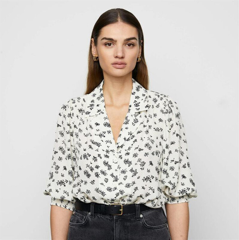 Caria Blouse - Black Dandelion Hvit XS