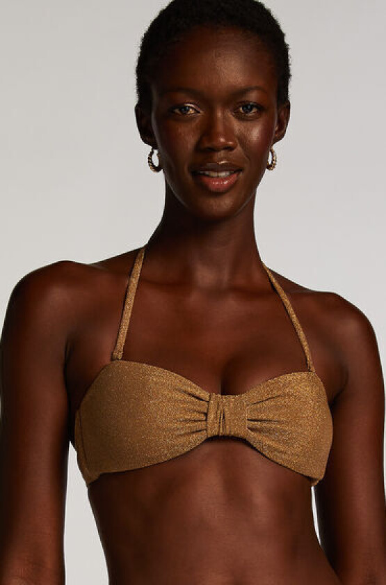 Bandeau-bikinitopp Goldie Shimmer Gul