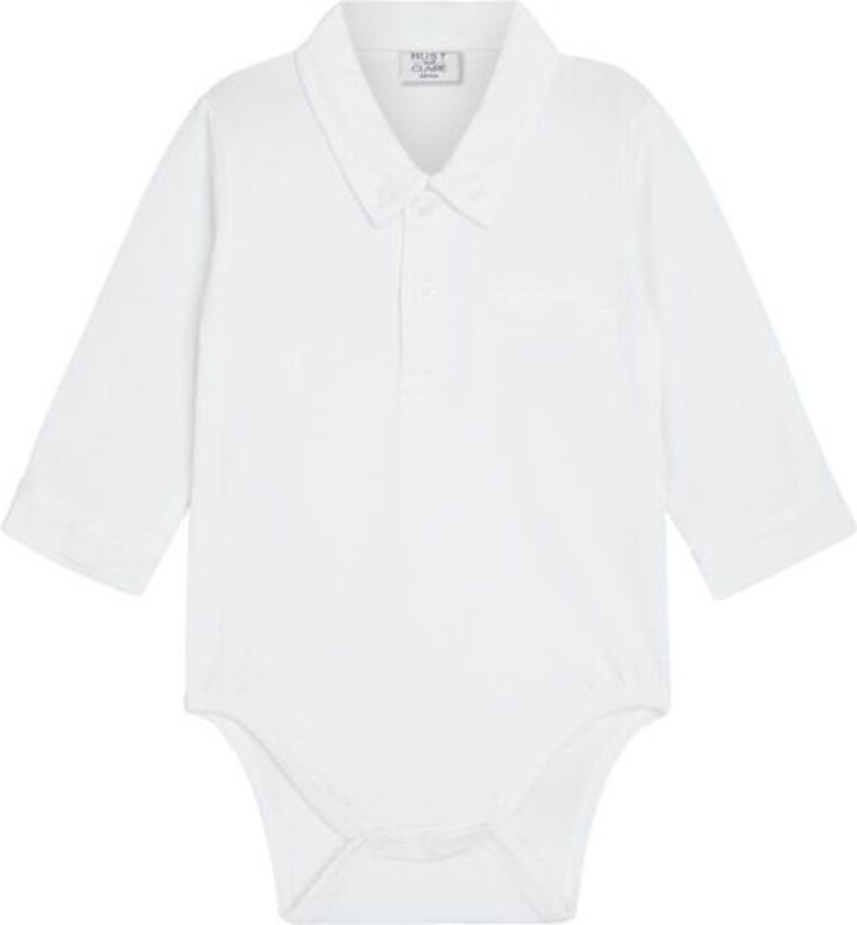 Skjortebody med Krage Basil White