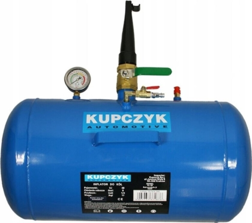 Sprarka Goodyear Kupczyk Inflator Pressure Tank For Inflation Of Tires 38L