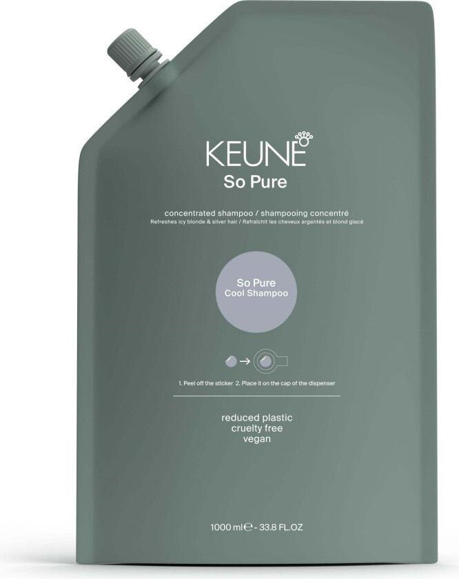 So Pure Cool Shampoo Refill 1000 ml